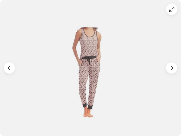 Live Love Lounge Women's 3 Piece Pajama Lounge Set, Chrchr/Pkhranml