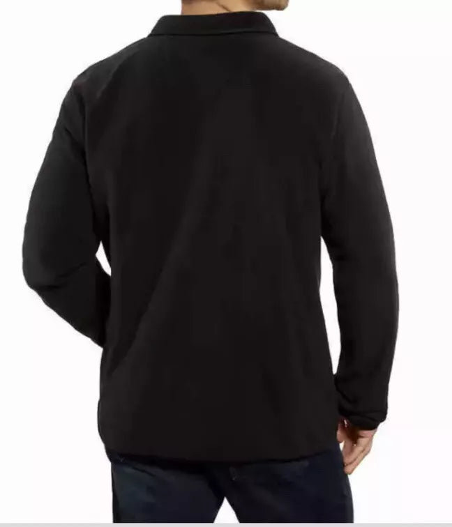 NAUTICA LONG SLEEVE QUARTER-ZIP SWEATER black