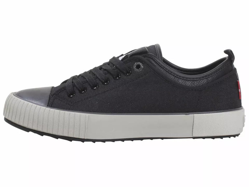 Levis Men's Sneakers Low Top Black/Charcoal