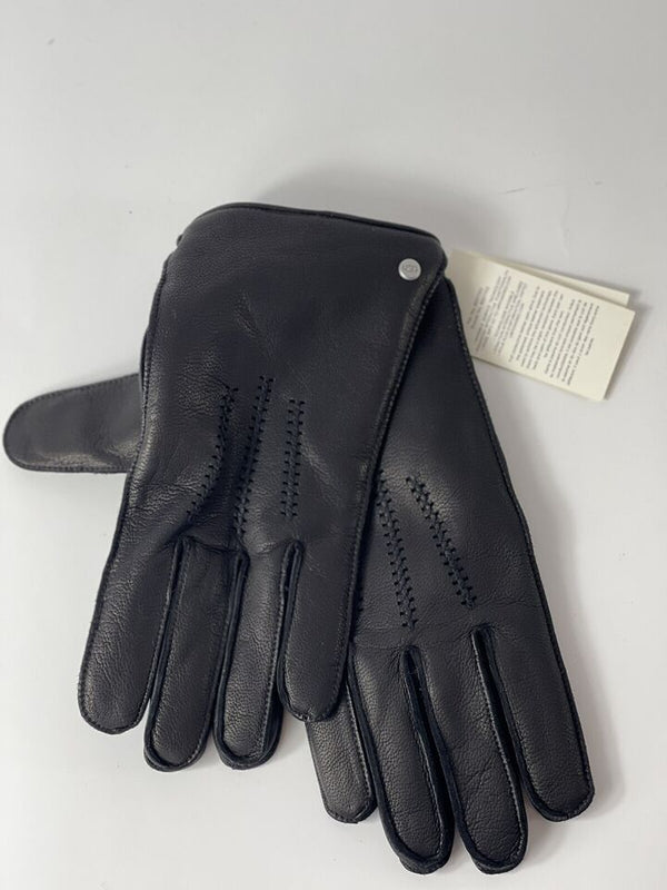 UGG Men's Wrangell Smart Leather Gloves Black