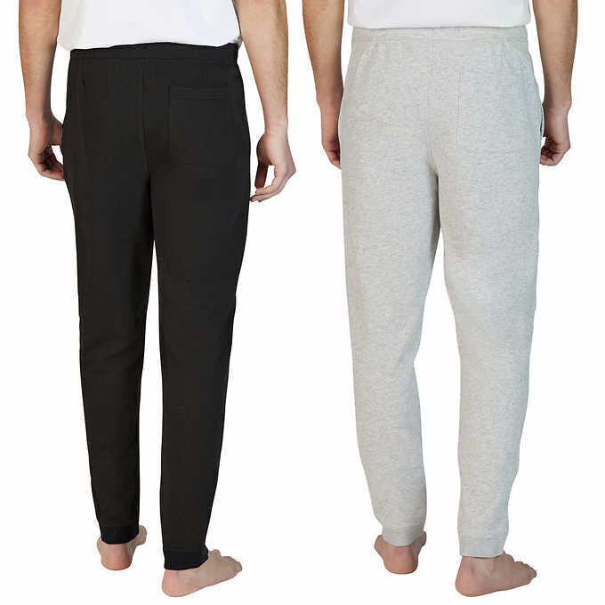 Eddie Bauer 2-Pack Lounge Jogger Pants, Size XL, Color Grey/Black