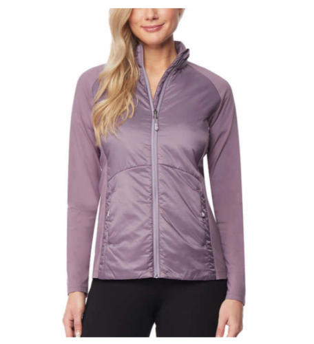 32 Degrees Women's Lightweight Mixed Media Jacket Lavender