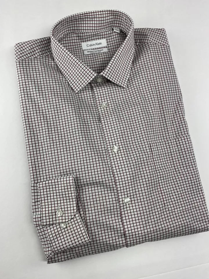 Calvin Klein Men's Soft Stretch Dress Shirt Regular Fit