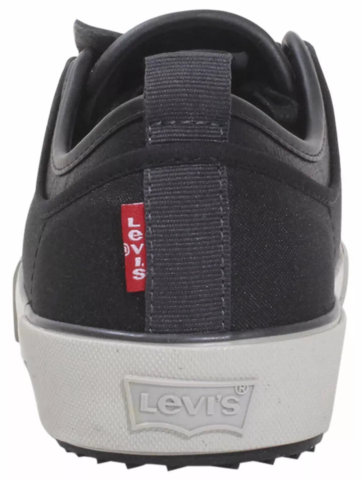 Levis Men's Sneakers Low Top Black/Charcoal