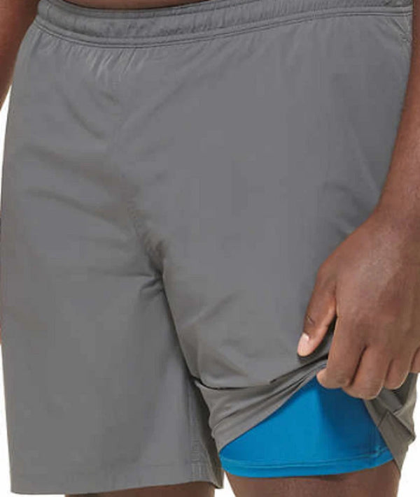 Kirkland Signature Men's Swim Short, Gray /Blue