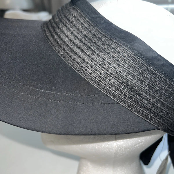 INC International Concepts INC Tie-Back Visor, black, NWT