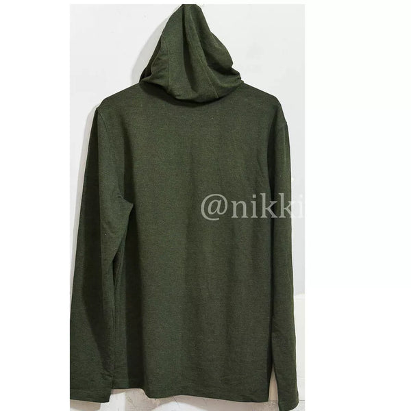 Orvis Men Hoodie Sweatshirt-Olive