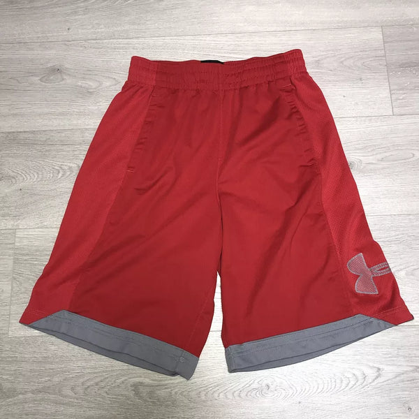 UNDER ARMOUR Shorts MEN Basketball Red Athletic