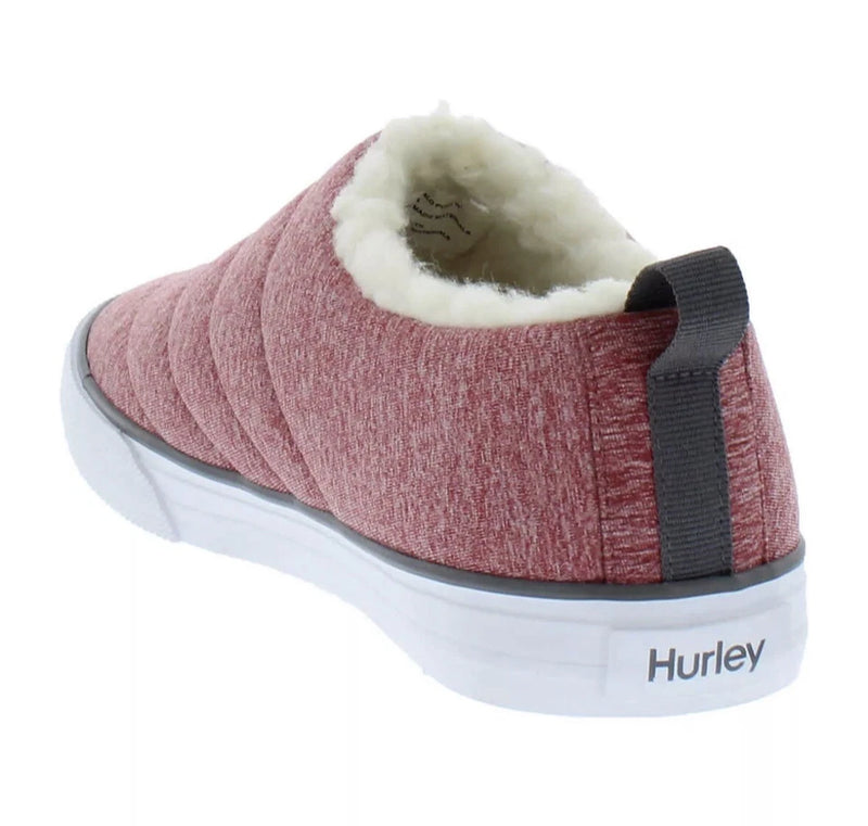 Hurley Women's Arlo Puff Lined Comfortable Indoor Outdoor Shoes - Pink