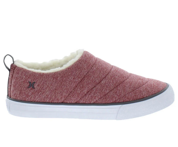 Hurley Women's Arlo Puff Lined Comfortable Indoor Outdoor Shoes - Pink