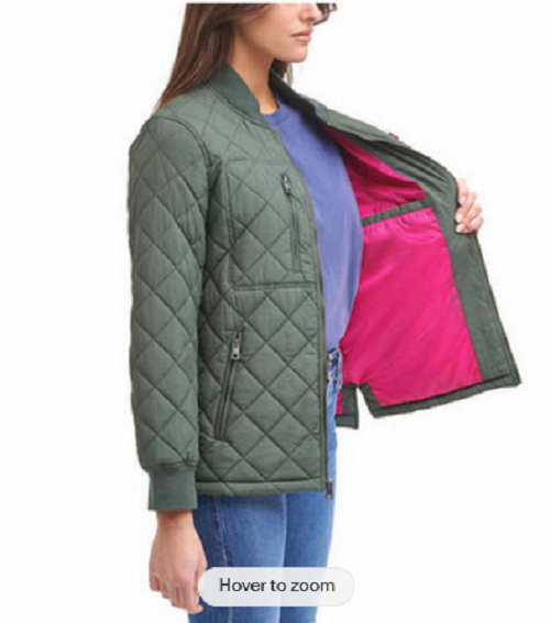 Levi's Ladies Quilted Jacket Sea Green