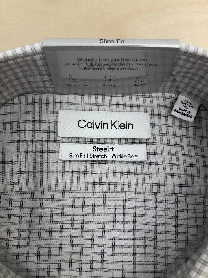 Calvin Klein Slim Fit Stretch Wrinkle Free Dress Shirt Mauve