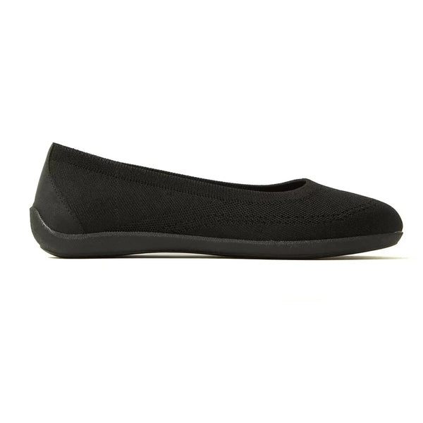 The Original Dearfoams Comfort Slip-On Flats Women Shoes-Black