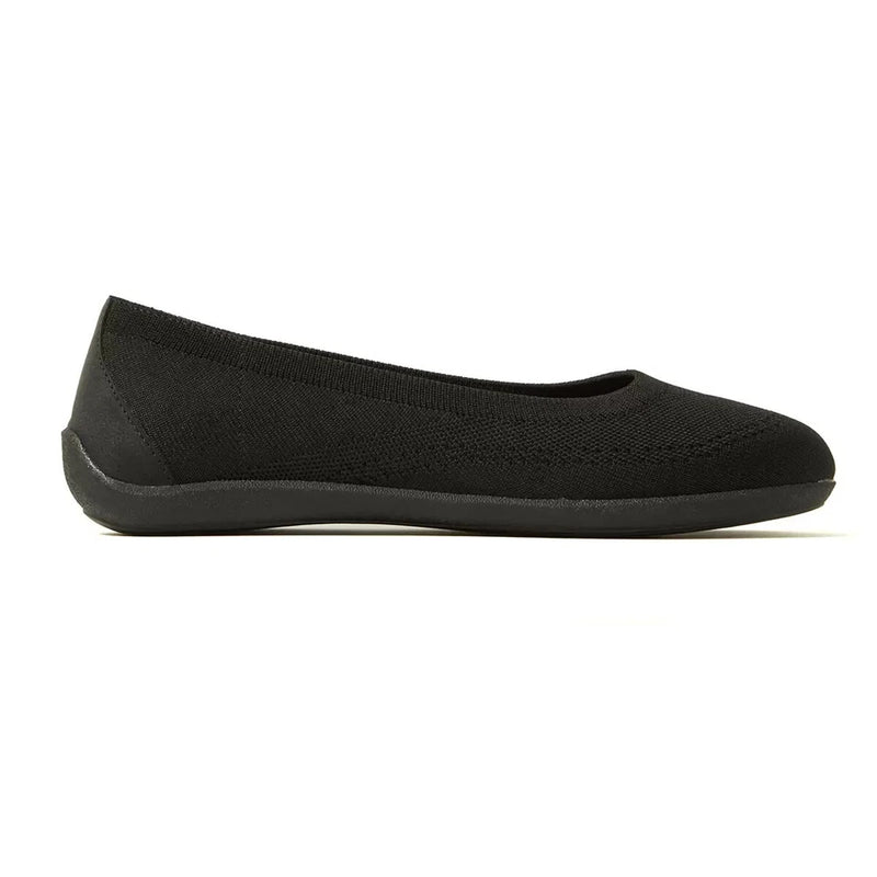 The Original Dearfoams Comfort Slip-On Flats Women Shoes-Black