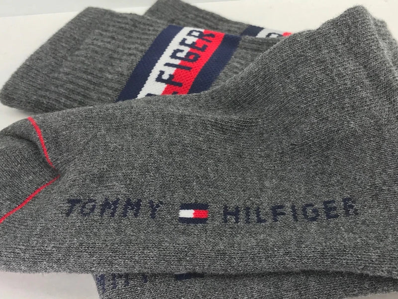 TOMMY HILFIGER 3 PACK FLAG TUBE CREW SOCKS