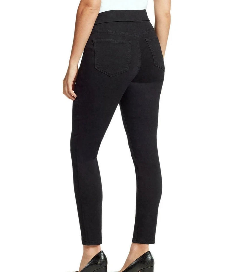 Nine West Women’s Heidi Skinny Pants Black Pull-On Stretch
