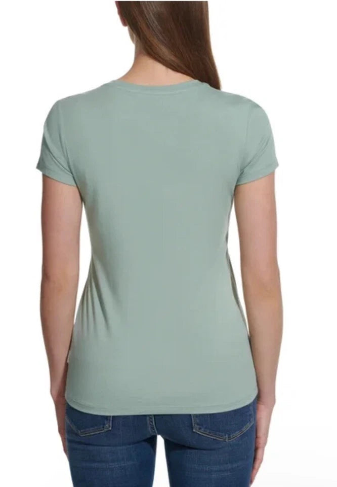 Women T-shirt Crew Neck Calvin Klein Jeans Logo Tee Shirt Ladies'