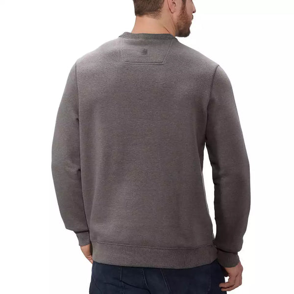 G.H. Bass & Co. Men's Sweatshirt Crew GRAY