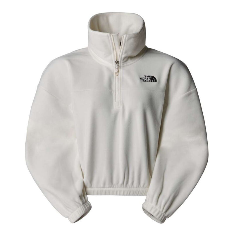 The North Face 100 Glacier Fleece 1/2 Zip Jacket Women’s – White Dune (NF0A89J9QLI)