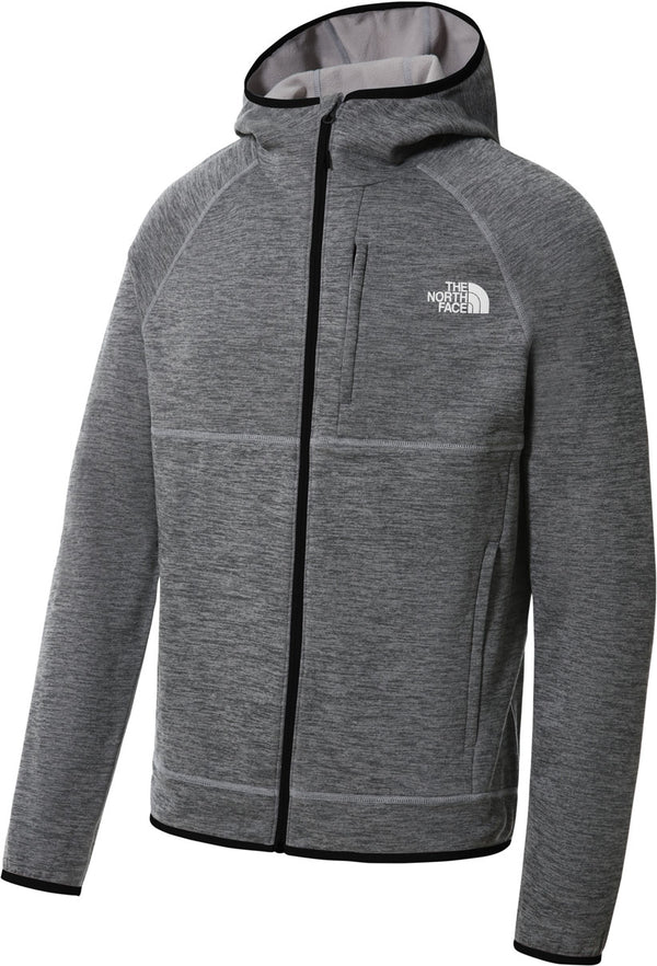 THE NORTH FACE NF0A5G9UDYY- MENS CANYONLANDS FULL ZIP HOODIE GREY
