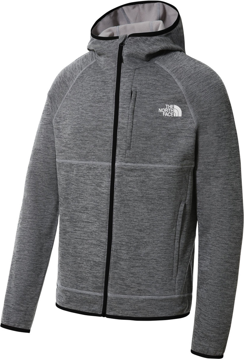 THE NORTH FACE NF0A5G9UDYY- MENS CANYONLANDS FULL ZIP HOODIE GREY