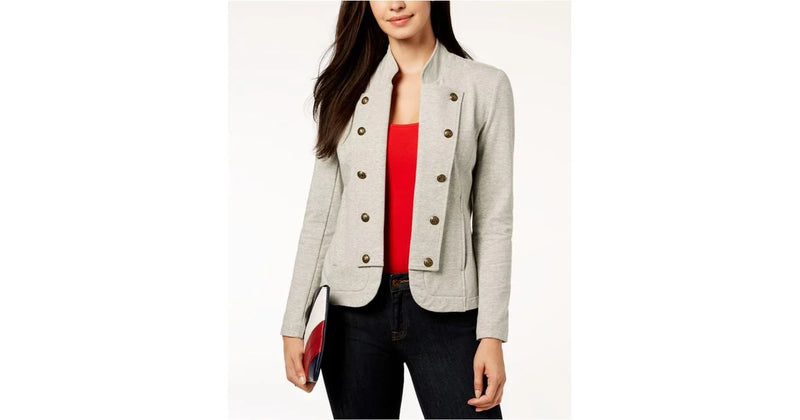 TOMMY HILFIGER Casual Band Blazer Jacket Women's Sky Captain