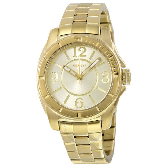 TOMMY HILFIGERGold Dial Gold-plated Steel Ladies Watch