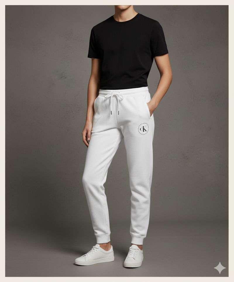 Calvin Klein Men Sweatpants-White