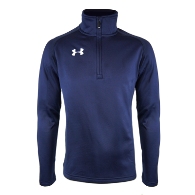 Under Armour Ua Hustle Fleece 1/4 Zip Active Tops - Men's  BLACK