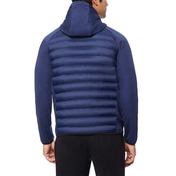 32 Degrees Heat Men’s Puffer Jacket Hooded Lightweight Navy