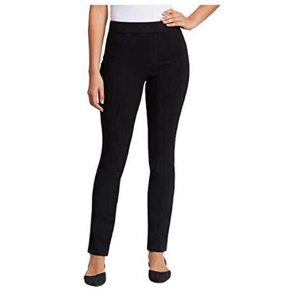 Gloria Vanderbilt Ladies’ Pull-On Pant Black Rinse