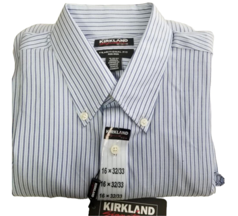 Kirkland MEN Dress Shirt  Long Sleeve