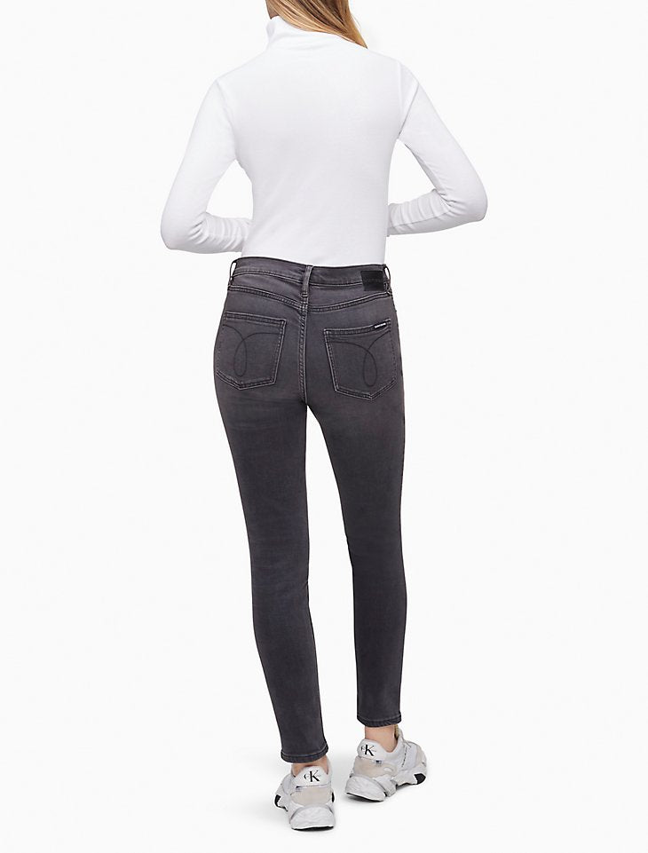Calvin Klein Solid Mock Neck Bodysuit