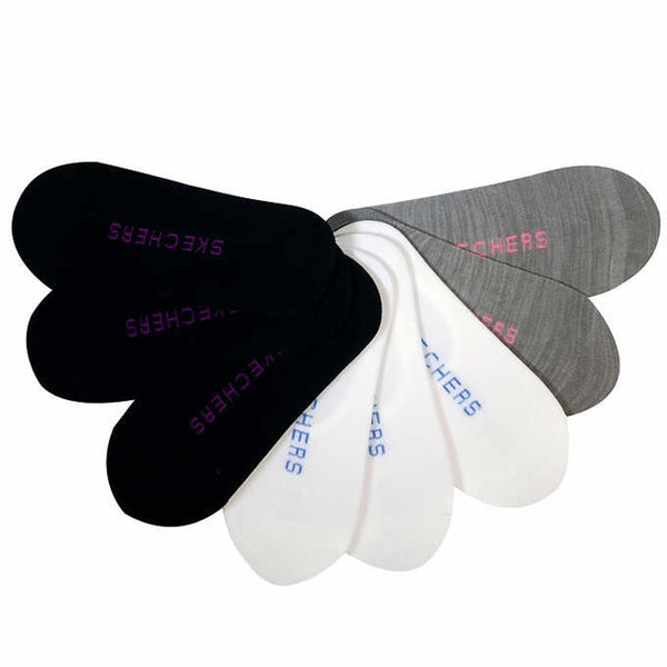 Skechers Ladies Liner Low Cut Socks 8pk