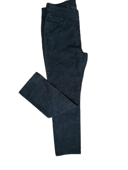 Kenneth Cole Reaction Stretch Black Corduroy Jeans