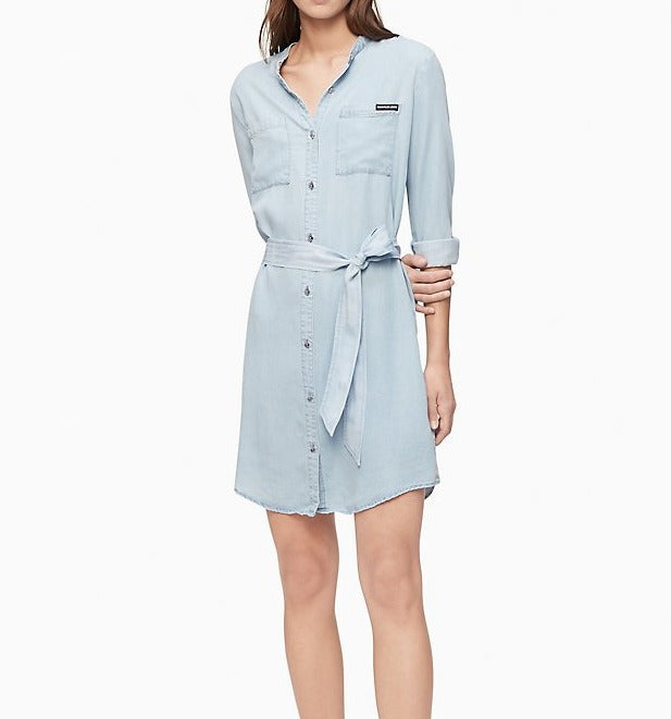 Calvin Klein Jeans Belted Mini Dress -