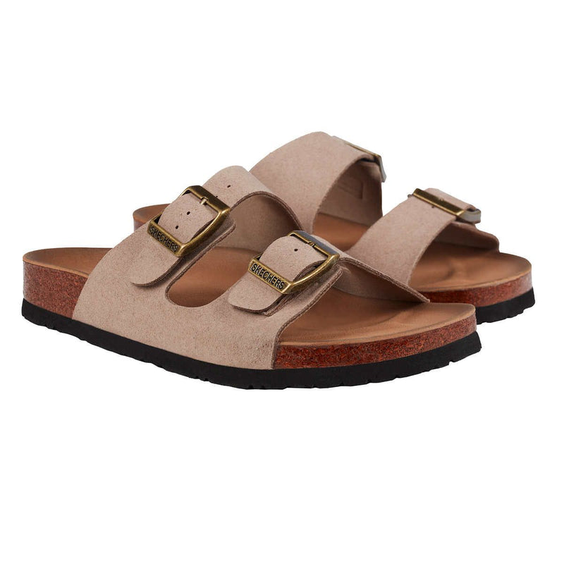 Skechers Ladies Two Strap Sandals Relaxed Fit w/ Luxe Foam