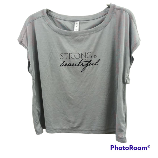 Yogasmoga Women shirt short sleeve Grey