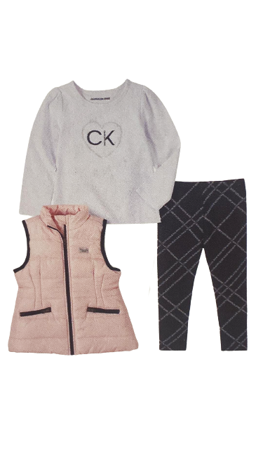 Calvin Klein Kids' 3-piece Pink vist