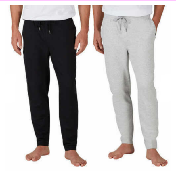 Eddie Bauer Men's Sweatpants Jogger Lounge Sweat Pants black- GRAY