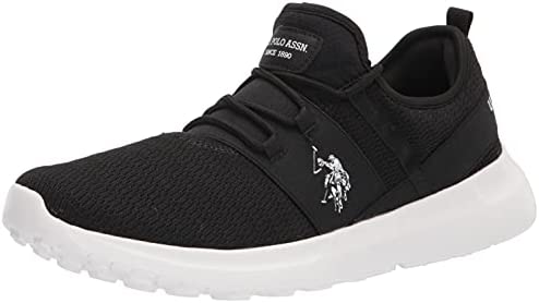 U.S. Polo Assn. Fashionable sneakers for men in everyday lace shade, comfortable work shoes for running sports