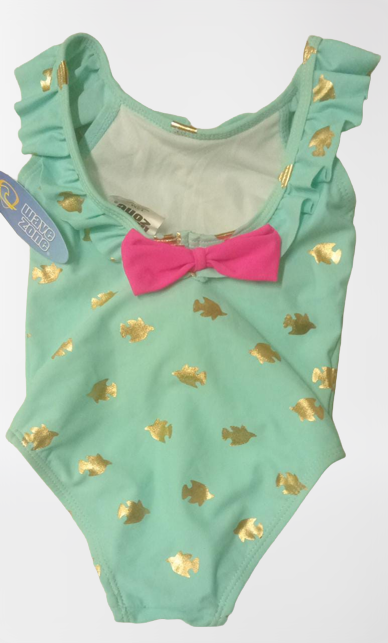 Wave Zone Baby Girl Swim Suit