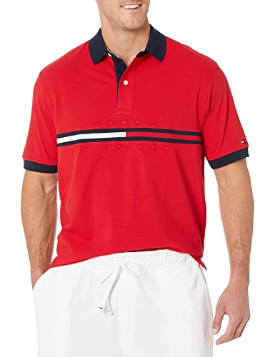 Tommy Hilfiger Men's Polo Shirt  RED
