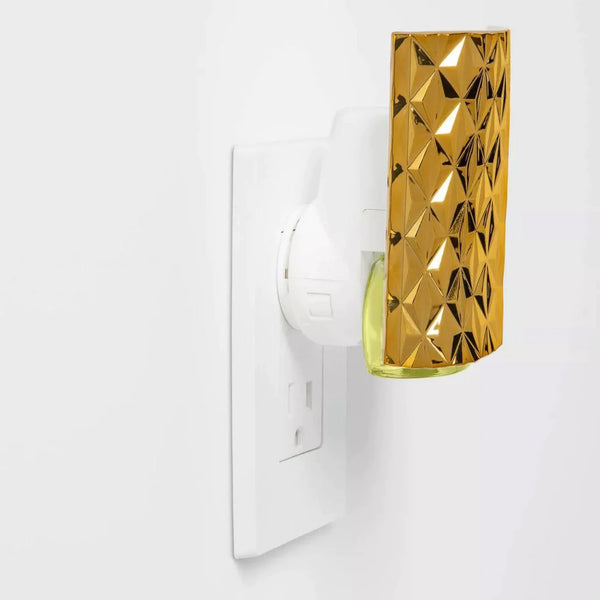 target Opalhouse scented oil warmer plug ins Only Gold white
