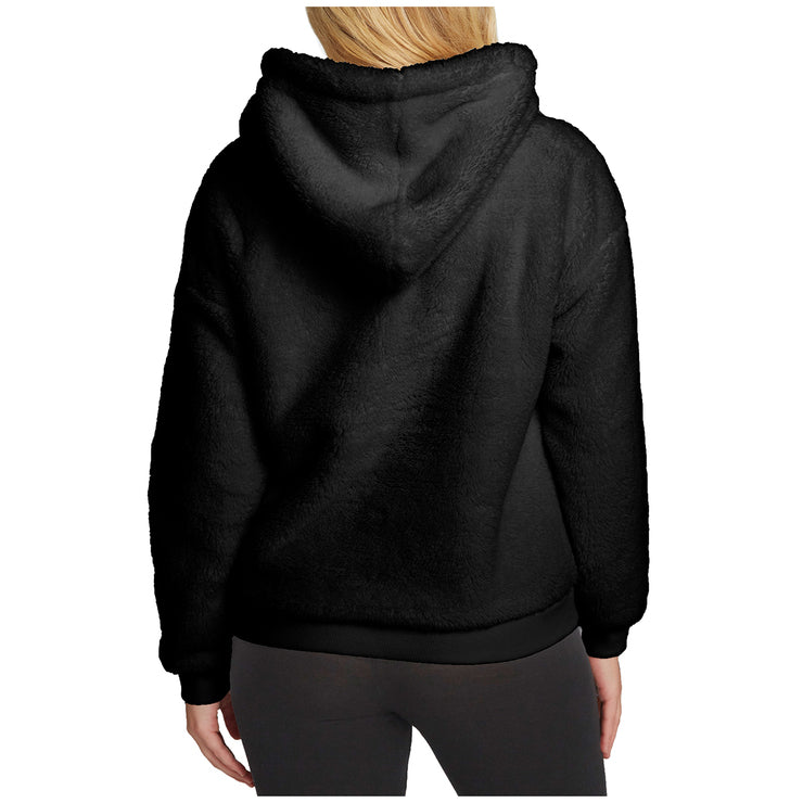 Lukka Lux Ladies' Fleece Lined Hoodie, Black