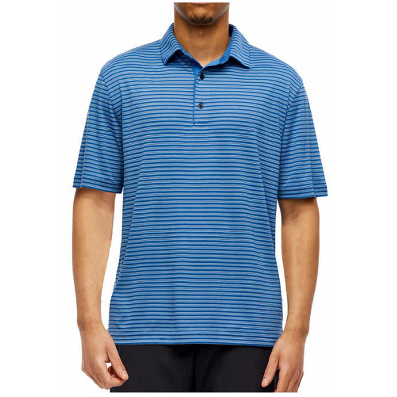 ‏ Greg Norman Men's Play Dry ML75 Tech Performance Golf Polo BLUE