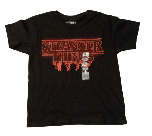 Stranger Things Shirt Boys Store , Black
