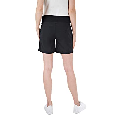 Tuff Athletics Womens Hybrid Shorts BLACK