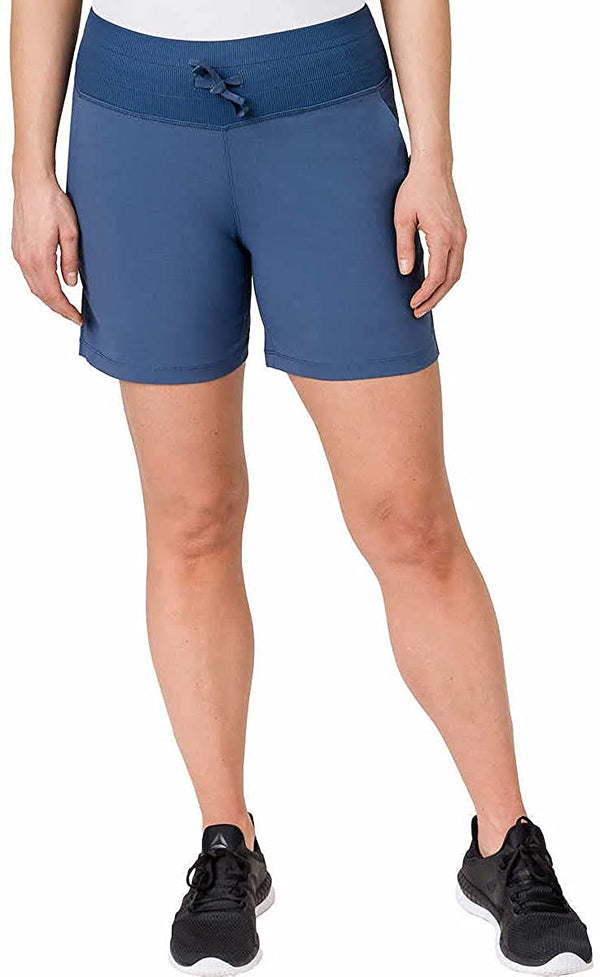 Tuff Athletics Womens Hybrid Shorts BLUE