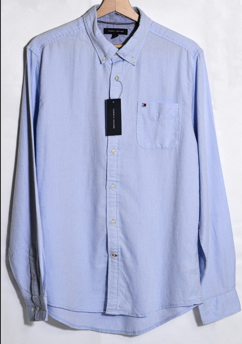 Tommy Hilfiger Light Blue Long Sleeve DRESS Shirt